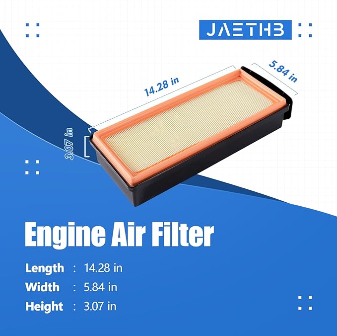 13718518111 Engine Air Filter For BMW 3.0L L6 Diesel: 535d(2014-2016), 535d xDrive(2014-2016), 740Ld xDrive(2015), X5(2014-2018); 3.0 L 6 Gas: 740Li xDrive(2015) 13718510239 A11518 WA11060