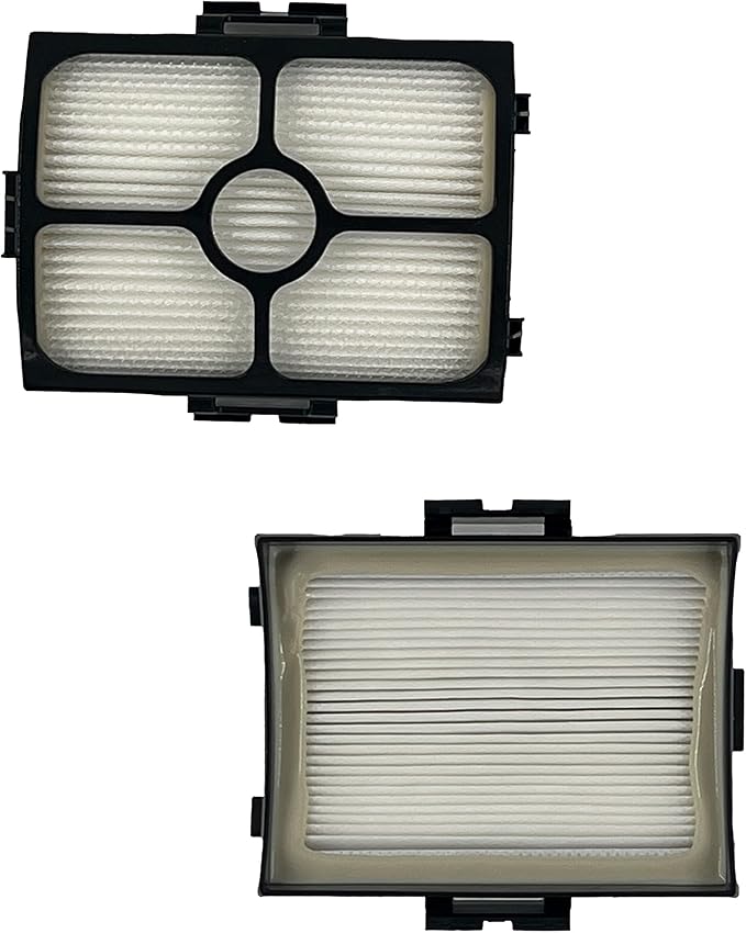Dttery HZ3002 Filter Kit Replacement for Shark Stratos UltraLight DuoClean PowerFins Corded Stick Vacuum HZ3000 HZ3002 HZ4000 HZ4001AMZ HZ4002 Part XFFKHZ3000 XHFHZ3000, 4 Foam and Felt, 2 HEPA