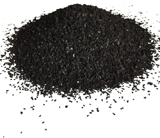 American Water Solutions - 5lbs Activated Coconut Shell Granular Carbon Charcoal 12X40 Mesh for Water Filtration/Air Filtration Systems.