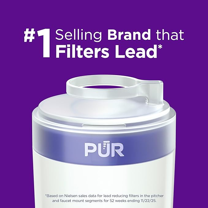 PUR Water Filter Replacement for Faucet Filtration Systems (1 Pack) – Compatible with all PUR Faucet Filtration Systems