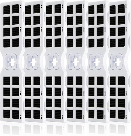 ROMON 6 Pack Refrigerator Air Filter Replacement for Frigidaire FRGPAAF2 PureAir AF-2 Air Filter Compatible with Frigidaire FRFC2323AS, FRFC232LAF, FRFC233LAF, FRFG2323AF, FRFN2823AS Fridge