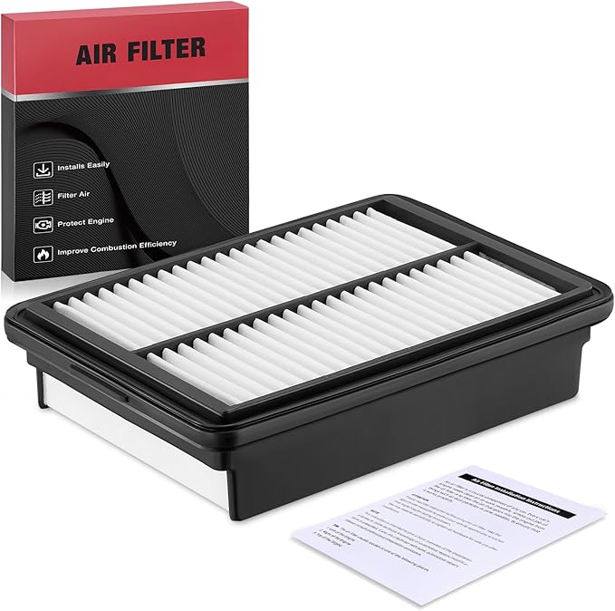 BDFHYK CA12057 Engine Air Filter Compatible with Hyundai Elantra(17-20), Kona(18-23), Compatible with Kia Forte(19-23), Forte5(20-23), Soul(20-23), 1.4L 1.6L 2.0L, Replace# A21770 PA99194 WA10420