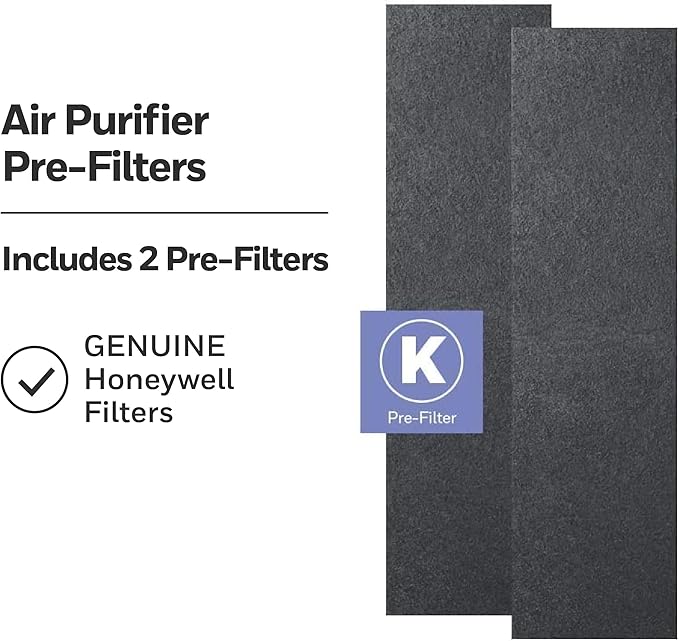 Honeywell Household Odor & Gas Reducing Pre-filter, 2 Pack