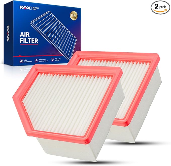 KAX Engine Air Filter, CA12967 Replacement for Nissan Rogue 2021 2022 2023 2024 2025 2026, Mitsubishi Outlander 2022 2023 2024 2025, Advanced Air Filter Media, Increased Acceleration, 2 Pack