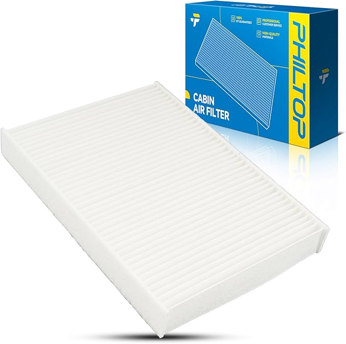 PHILTOP Cabin Air Filter w/Activated Carbon, Compatible with CF12964 Toyota Tundra 2022-2026, Tacoma, Sequoia, Land Cruiser, 4Runner, Lexus GX550, LX600, LX700h, Filter Up Dust Pollen Odor