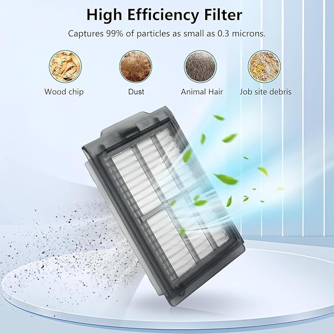 405 Replacement Accessories Parts for iRobot Roomba Plus 505 Combo / 507 Combo Robot Vacuum Cleaner, Vacuum Parts with 1 Main Brush, 3 HEPA Filter, 4 Side Brushes, 4 Dust Bag, 4 Mop Cloths