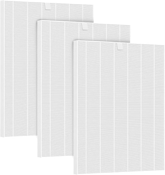 114190 True HEPA Replacement Filters Compatible with Winix 9500 U300 P300 WAC9000 WAC9500 WAC5000 WAC5000b WAC5300 WAC6300 WAC5500 Air Cleaner Purifiers, Compared to Winix Filter B 114190,Pack of 3