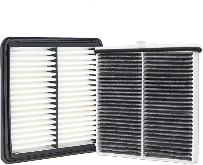 CA12088 Engine Air Filter and CF12140 Cabin Air Filter kit Compatible with 2016-2021 Mazda CX-3 2.0L Replaces WA10395 AF1359 WP10267 CF1358