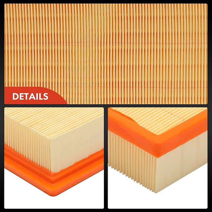 A-Premium 2-PC Engine Air Filter Compatible with Nissan Pathfinder 2021-2023 & Infiniti QX60 2022-2023, 3.5L, Replace# 16546-6TA0A, PA99868