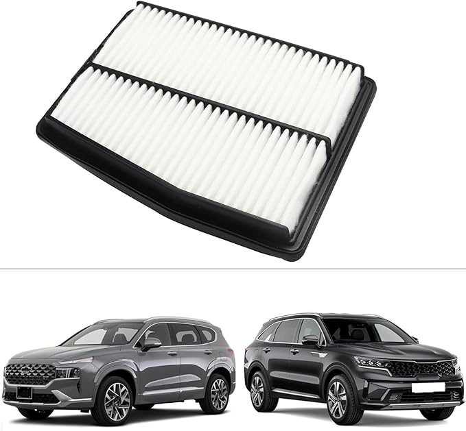 FLYPIG 28113-L5100 Air Filter Replacement for Kia Sorento Hybrid 2021-2023 Fit Hyundai Santa Fe Sonata 1.6L 28113-P0400