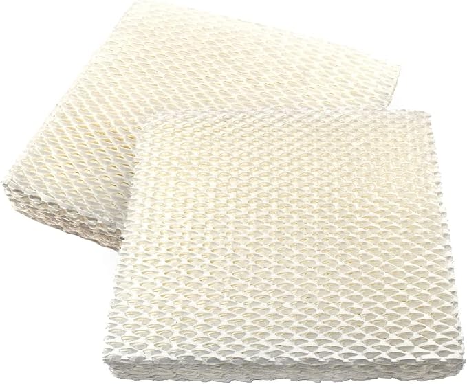 HQRP 2-Pack HFT600 Humidifier Wick Filter for Honeywell Filter T HFT600PDQ Replacement for Honeywell HEV615 HEV620 HEV600 Series Top Fill Cool Mist Humidifiers