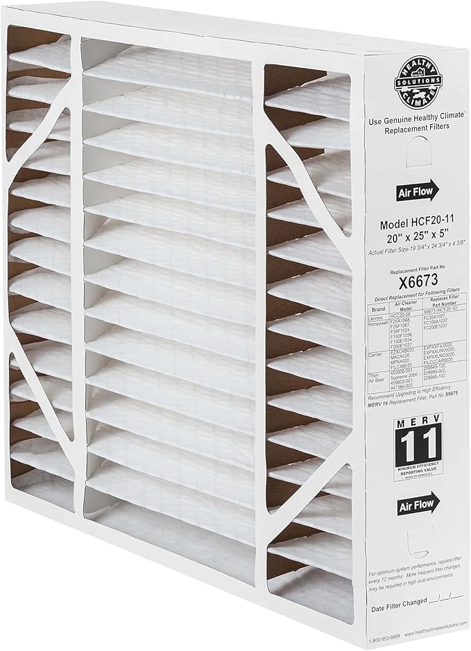 Lennox Genuine OEM Replacement Media Filter X0585 (20x20x5)