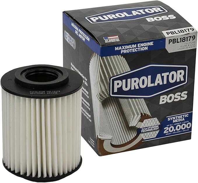 Purolator PBL18179 PurolatorBOSS Maximum Engine Protection Cartridge Oil Filter Compatible With 2020-2024 Kia Telluride, 2019-2020 Kia Sorento 2019-2020 and 2020-2025 Hyundai Palisade