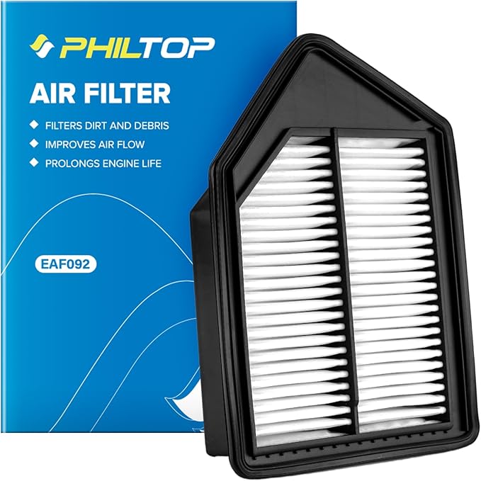 PHILTOP Engine Air Filter, Compatible with CA10885 Honda CR-V CRV 2010-2011, Engine Protection, Improve Engine Performance, Rigid Panel