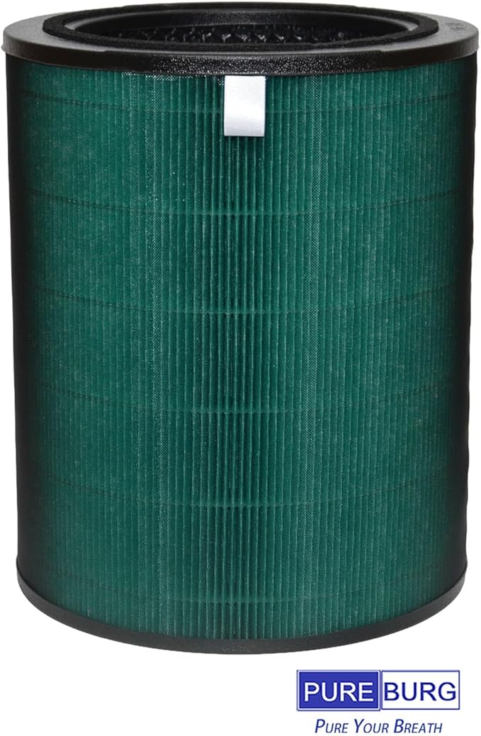 PUREBURG Replacement Filter Compatible with Coway Airmega 350 Air Purifier, H13 True HEPA Activated Carbon 2-in-1 For Air Clean Dust VOCs Odor 1-Pack