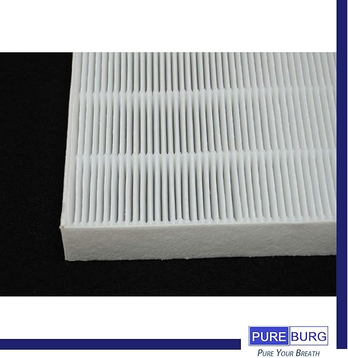 PUREBURG 115115 Replacement Filter Compatible with Winix C535 909 9800 5300 6300 5300-2 6300-2 P300 C535 5000b 5000 5500 WAC5300 WAC5500 WAC6300 Air Purifiers,H13 HEPA