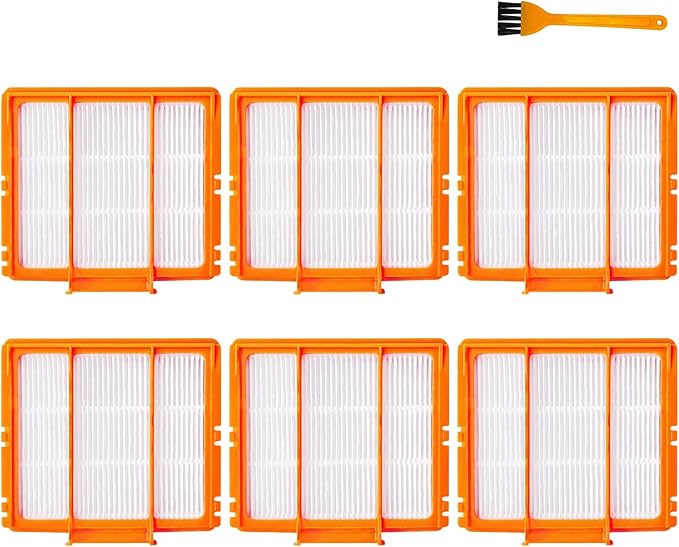6 Pcs Replacement Pre-Motor Filter Compatible for Shark AV251WAXUS AV2511AE AV2501S AV2501AE RV2610WA UR2500SR UR250BEOUS AI Ultra Vacuum Robots Saver Kit Alternative to Part NO. XPRFRV2500