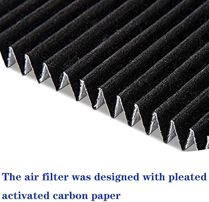 4 Pack Refrigerator Air Filter Replacement, Carbon Activated Refrigerator Air Filter Compatible with Frigidaire and Electrolux, Replaces SCPUREAIR2PK, EAFCBF, 242061001, 242047804