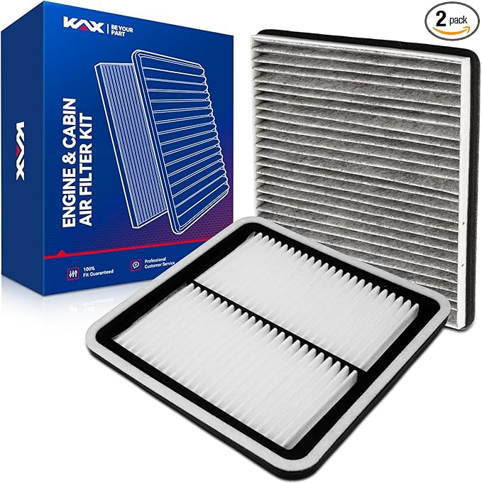 KAX Engine & Cabin Air Filter Kit, Replacement for Subaru Outback 2005-2009, Legacy 2005-2009, Tribeca 2008-2014, B9 Tribeca 2006-2007, Replace# CA9997 CF9846A
