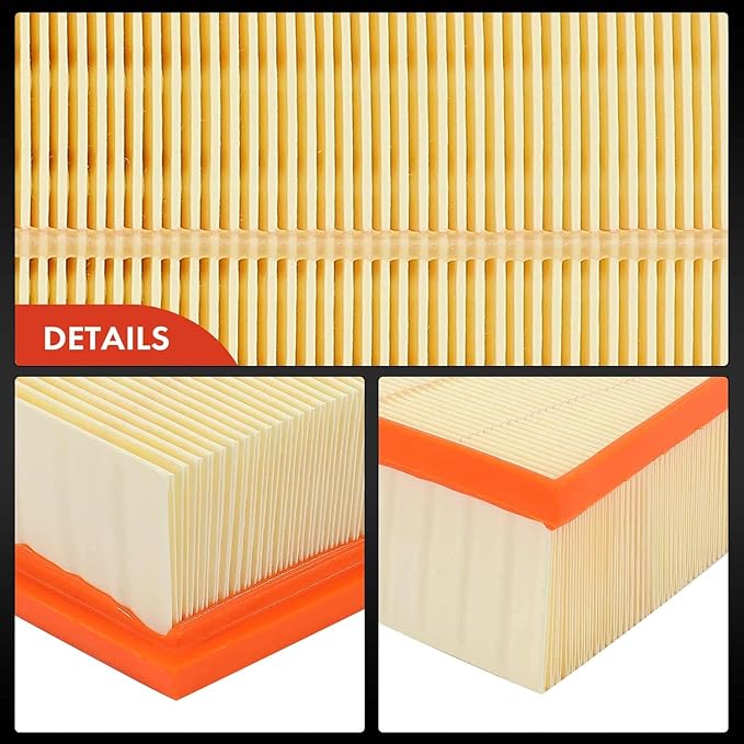 A-Premium Engine Air Filter Compatible with Infinit QX30 & Mercedes-Benz W205 B250, CLA250, GLA250, 2013-2020, Flexible Panel, Replace# 2700940004