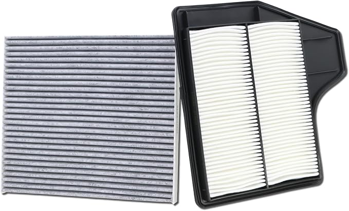 16546-3TA0J Engine Air Filter and 27277-3JC1A Cabin Air Filter kit Compatible with 2013-2018 Nissan Altima L4 2.5L Replaces CA11450 CF11776