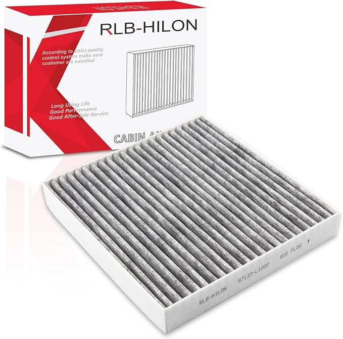 RLB-HILON Cabin Air Filter Compatible with Hyundai Elantra | Santa Fe | Ioniq 5 | Tucson Sport Utility | Sonata Sedan, for Kia K5 Sedan, for 2020 2021 2022 2023 Year, for 97133-L1000