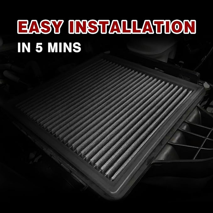 N20 Engine Air Filter, Washable, Replacement Compatible with 2012-2018 BMW 330i 3 Series F30 F32 228i 320i, 328, 428i xDrive,Increases Power & Performance High Performance Air Filter