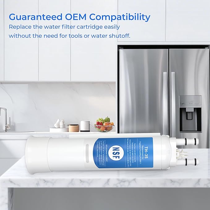 PWF-1 FPPWFU01 Water Filter & PureAir AF-2 FRGPAAF2 Air Filter Combo, Compatible with Frigidaire FRIGCOMBO6, FRFS282LAF, GRFC2353AD, GRFC2353AF, GRFG2353AF, GRFN2853AF, 2 Combo