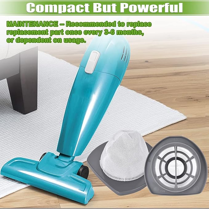 2033 Replacement Filter Compatible with Bissell Featherweight Stick Lightweight Bagless Vacuum 20331 20333 20334 20336 20339 2033M, 2 Mesh Filters 4 Foam Filters, Replace part# 1611508