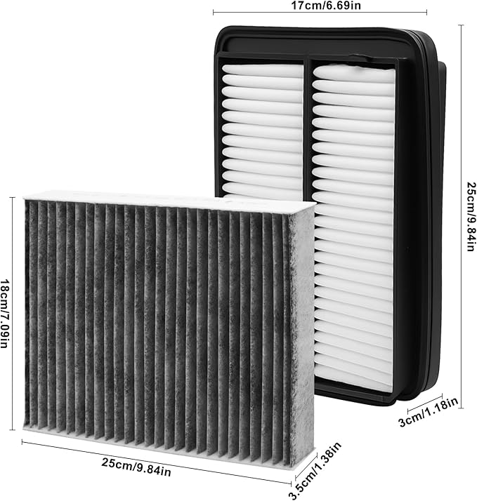 Cabin Engine Air Filter for Nissan Rogue 2014 2015 2016 2017 2018 2019 2020
