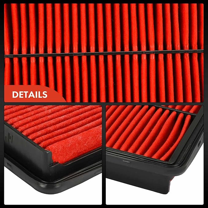 A-Premium Pre-oiled Engine Air Filter Compatible with Hyundai Sonata 2011-2015, Santa Fe 2010-2012, Azera 2012-2017 & Kia Optima 2011-2016, Sorento 2011-2013, Cadenza 2014-2016