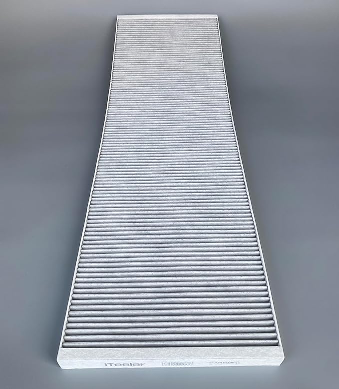 Air Filter for Model X Hepa Air Filter (2016 2017 2018 2019 2020 2021), Frunk Air Intake Filter, Replaces 1045566-00-H,1045566-00-G, 104556600H Cabin Air Filter with Activated Charcoal