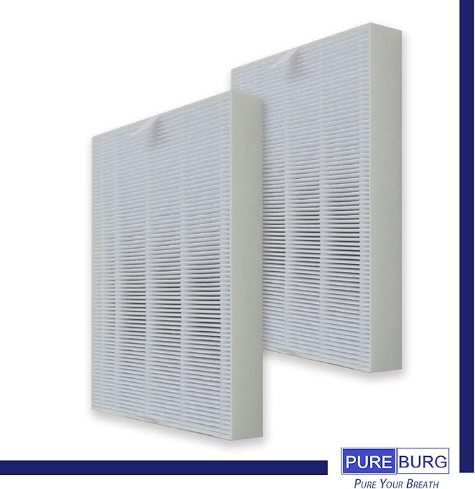 PUREBURG Replacement Filter Compatible with Coway AP-1216L Tower Mighty Air Purifier,H13 HEPA Activated Carbon Pre-Filters Air Clean Dust VOCs Odor (2+8)