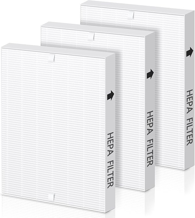 3 Pack AP-1512HH Air Purifier Replacement Filter for Coway Airmega AP-1512HH and Airmega 200M Air Purifiers, AP-1512HHS HEPA Filter Compared to Part #3304899