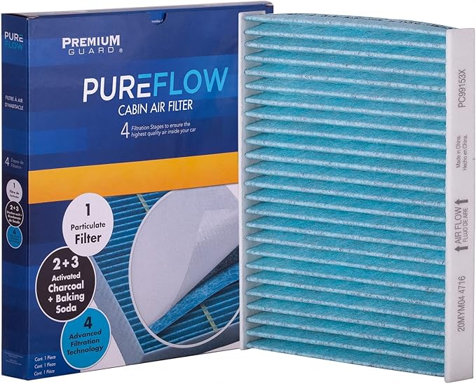 PureFlow Cabin Air Filter PC99153X | Fits 2007-2018 BMW X5, 2014-2018 X6, Recirculation