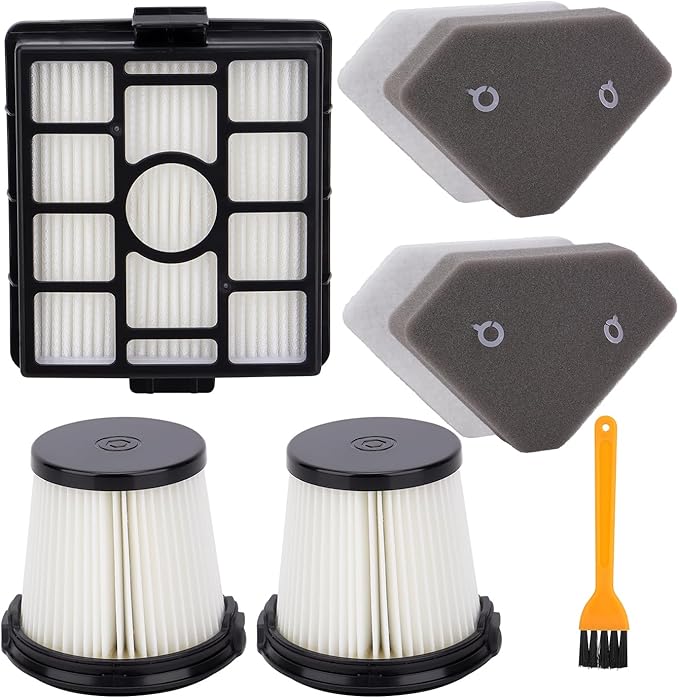 BU3523 BU3521 BU3120 HEPA Filter Compatible with Shark Clean Lightweight Cordless Stick Cleaner -Handheld Vacuum Pre-Motor Auto-Empty System Filters Replacement Parts Accessories