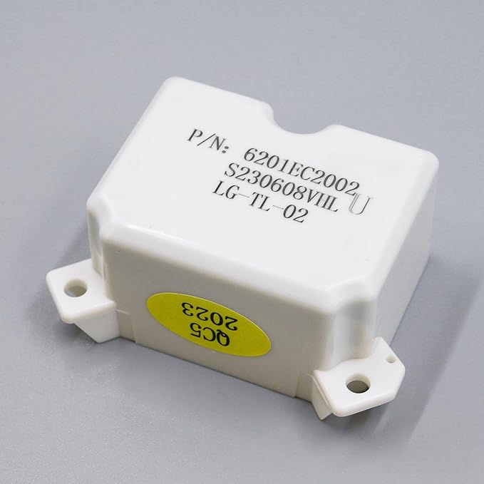 Upgraded 6201EC2002U Noise Filter Assembly for LG & Kenmore Washing Machines and Dishwashers, Replaces Part 6201EC2002U, Compatible with LG Kenmore Models