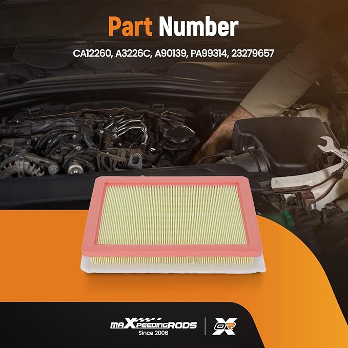 maXpeedingrods CA12260 Engine Air Filter for Chevy Equinox 2018-2025, for GMC Terrain 2018-2024, Replacement for A3226C, A90139, PA99314