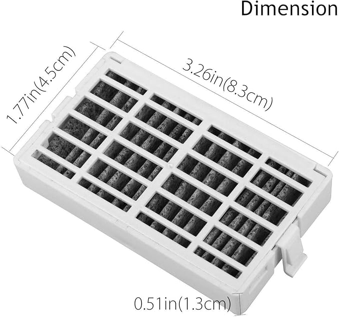 3Pack W10311524 Air Filter for Whirlpool Refrigerator