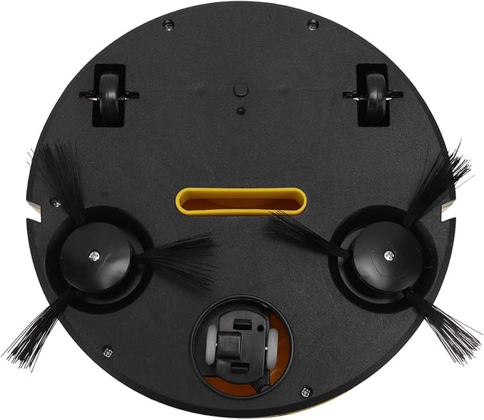 Fdit Robot Vacuum Cleaner, Mini Automatic Avoidance USB Charging Smart Sweeping Robot for Wooden Flooring for Carpet (Black)