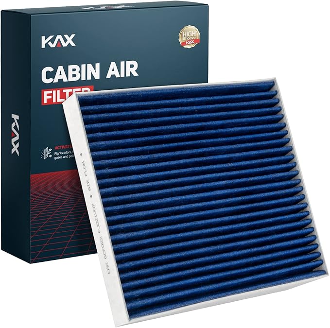 KAX Premium Cabin Air Filter with Dual Active Carbon, CF11671 Replacement for Mazda CX7, RAM1500, 1500 CLASS, 2500, 3500, 4500, 5500 Cabin Filter, Strong Adsorption Cabin Filter