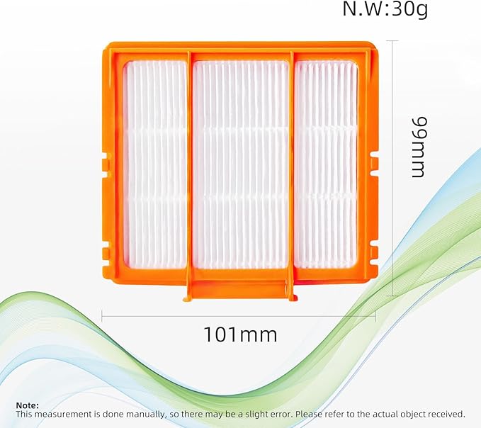 6 Pcs Replacement Pre-Motor Filter Compatible for Shark AV251WAXUS AV2511AE AV2501S AV2501AE RV2610WA UR2500SR UR250BEOUS AI Ultra Vacuum Robots Saver Kit Alternative to Part NO. XPRFRV2500