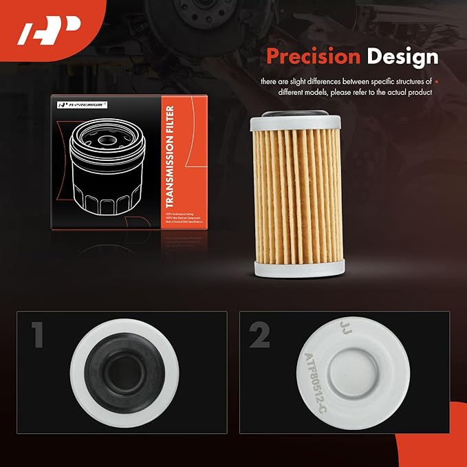A-Premium Automatic Transmission Fluid Filter with O-Ring, Compatible with Nissan Sentra 2013-2018, Versa 2012-2018, Automatic CVT Transmission Only