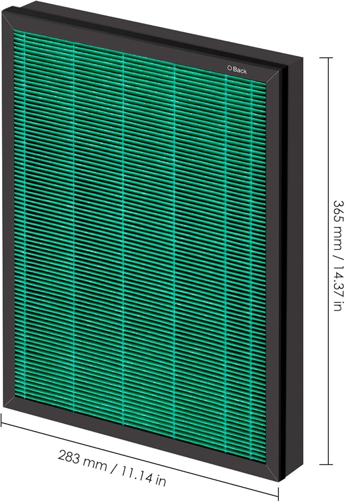4 Pack 400/ 400S Replacement Filter Set for Coway Airmega 400 Air Purifier, Max2 400 400S 400(G) 400S(G), Max2 Green True and Active Carbon Filters, AP-2015-FP, 2 Set, Part# 3111735