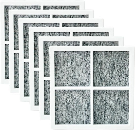 6 Pcs Refrigerator Air Filter Replacement Fit for LG LFXS26973S, LFXS28596S, LRFXC2406D, LRFXC2416S, LRMDS3006D