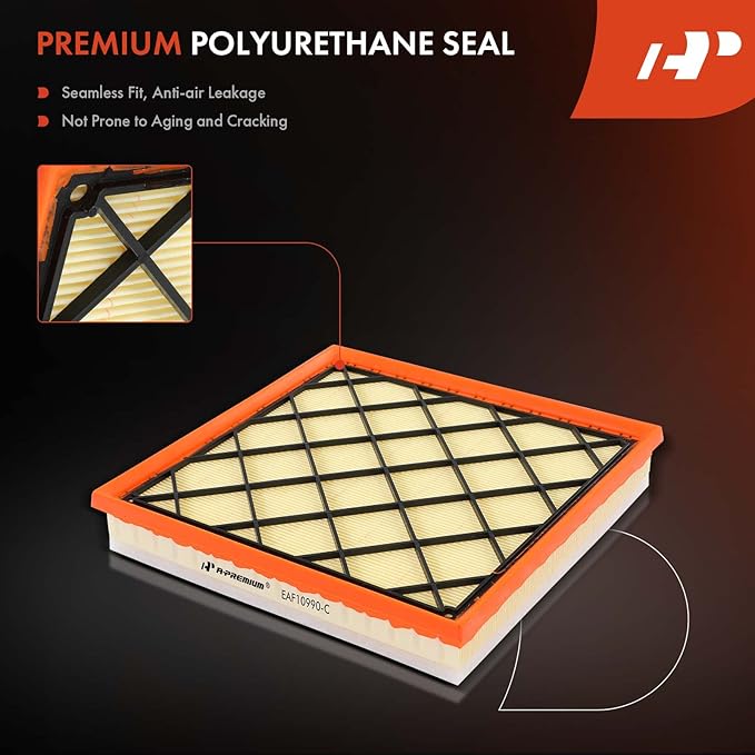 A-Premium Engine Air Filter Compatible with Buick Verano 2013-2016 & Chevrolet Cruze 2011-2015, Cruze Limited 2016, 1.8L 2.0L, Flexible Panel, Replace# 13272720