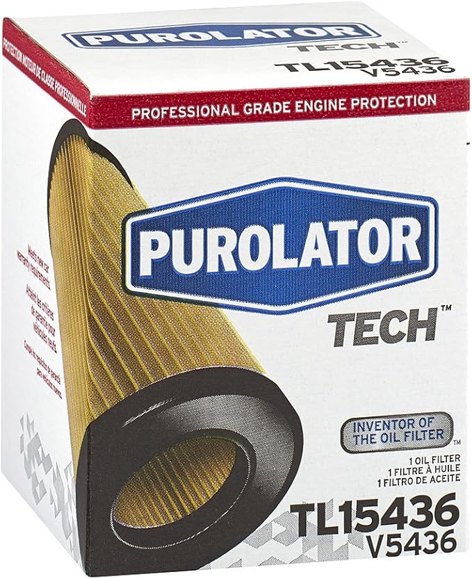 Purolator TL15436 PurolatorTECH Cartridge Oil Filter Compatible With Chevrolet Equinox, Malibu, Cobalt, HHR, Buick Verano, Saturn Ion, Vue, Regal, Pontiac G6 and GMC Terrain