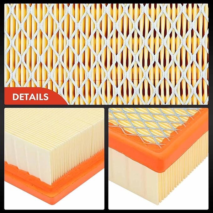 A-Premium Engine Air Filter Compatible with Ford & Lincoln Models - F-150 (2009-2023), Expedition (2007-2023), F-250 F-350 F-450 F-550 Super Duty (2008-2016), Navigator (2007-2023)