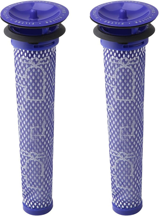 Wolfish 2 Pack Replacement Pre Filters for Dyson DC58, DC59, V6, V7, V8. Replaces Part 965661-01.