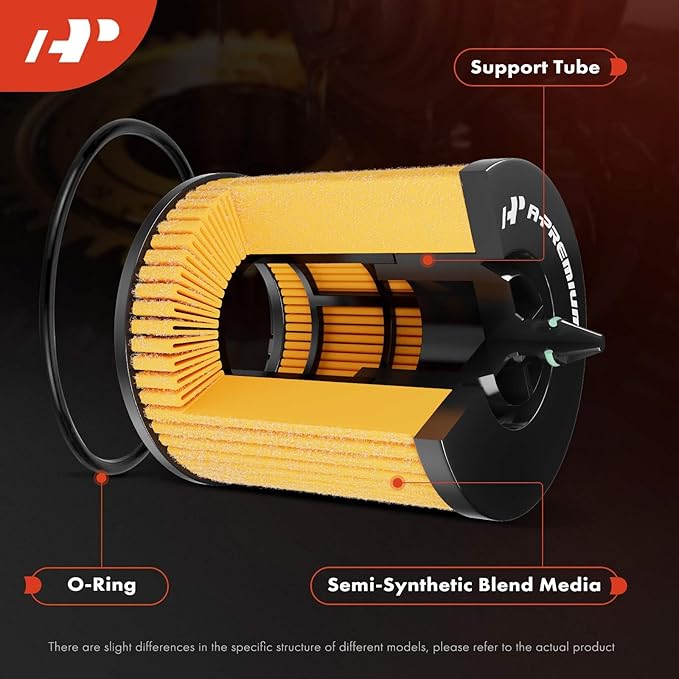 A-Premium 10K Miles Protection Oil Filter Compatible with Mercedes-Benz C300, C350e, E300, E350, Sprinter 1500, Sprinter 2500, GLA250, GLB250, GLC300, GLC350e, GLE350, CLA250 & Infiniti & Freightliner